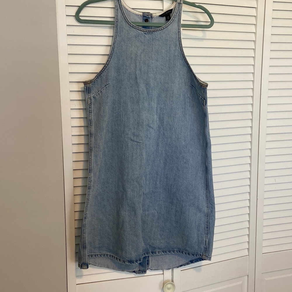 Lucky Brand Snap Back Denim Dress
